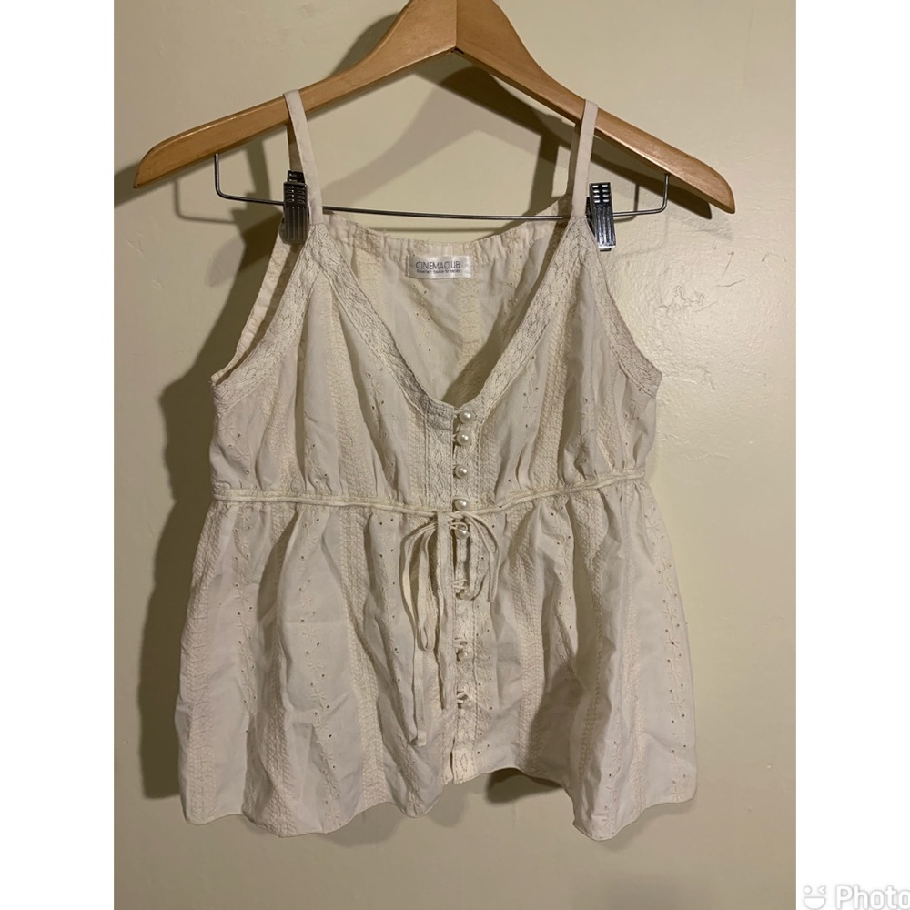 Cinema Club Vintage cream shirt